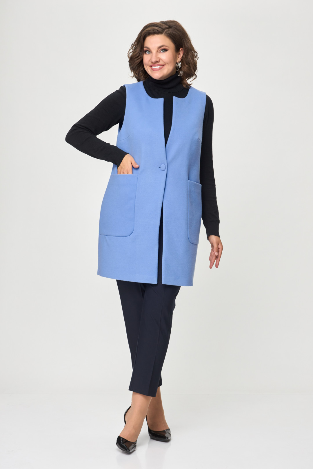 Жилет Abbi style 6011 голубой